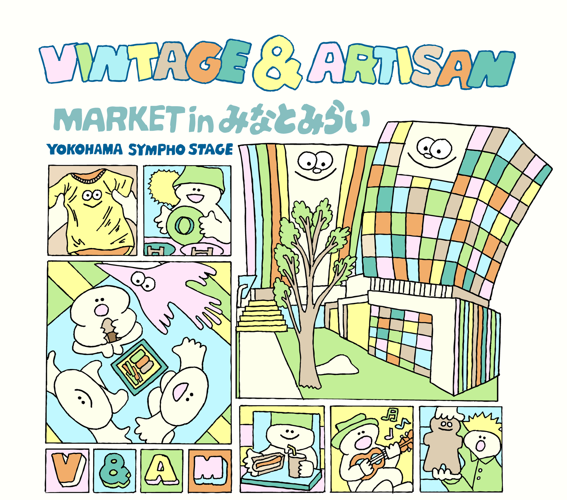 Vintage & Artisan Market in みなとみらい